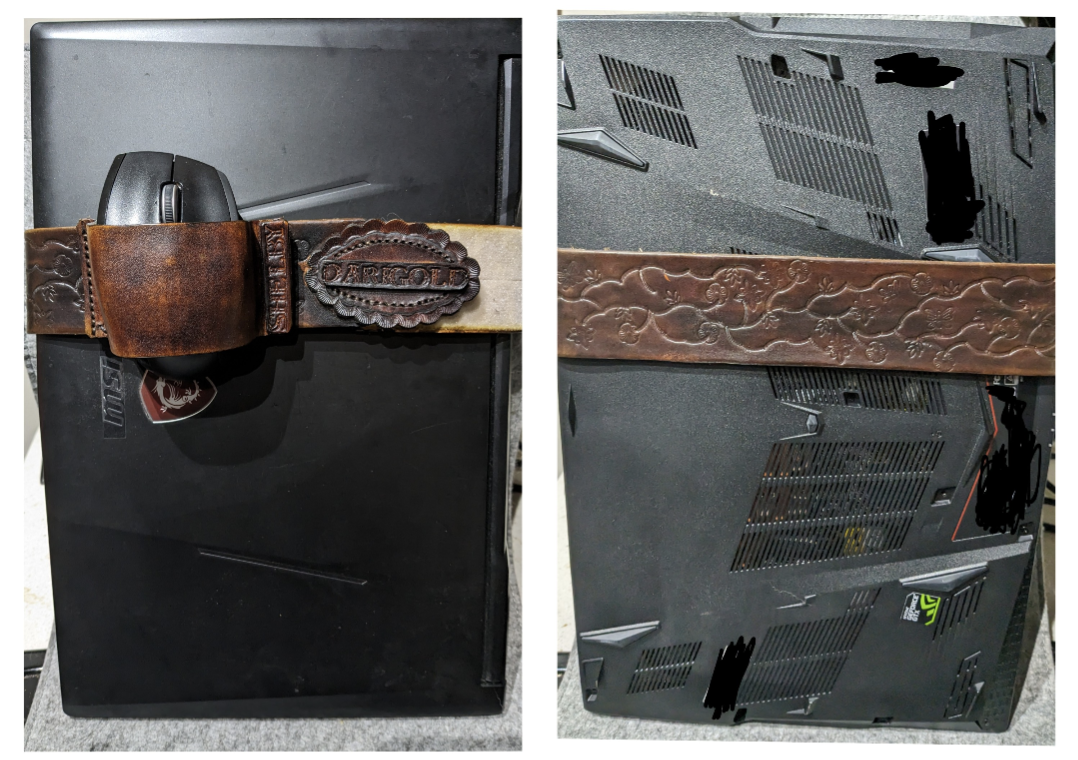 Custom Handmade Leather Project. Click here to see more.